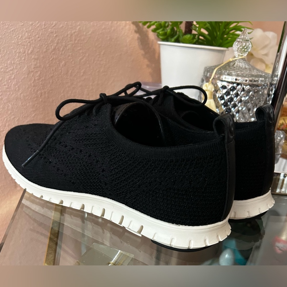 Cole Haan Zero Grand Black Knit Dress Shoes/Sneakers Size 10